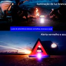 Mini Lanterna Gold Sports Led Cob Luz Dupla Super Brilhante Usb 180° Com Imã - Foto 7