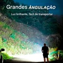 Mini Lanterna Gold Sports Led Cob Luz Dupla Super Brilhante Usb 180° Com Imã - Foto 8