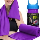 Toalha De Microfibra Gold Sports Ultra Refrescante Cool 88x29 Cms - Foto 2