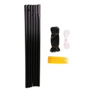 Kit de Badminton Fort 4 Raquetes 2 Petecas 1 Rede - Foto 3