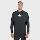 Camiseta Manga Longa Quiksilver Surf Solid Streak - Masculina - Foto 3