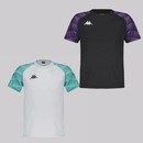 Kit 2 Camisas Kappa Raglany - Infantil - Foto 1