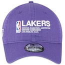 Boné Aba Curva New Era 920 Los Angeles Lakers NBA Institutional Style - Adulto - Foto 3
