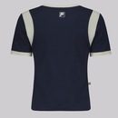Camiseta Fila Ribbed Letter Retrô - Feminina - Foto 2