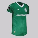 Camisa do Palmeiras Puma I 2025 Jogador Patch Libertadores - Masculina - Foto 2