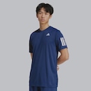 Camiseta adidas Club 3 Stripes - Masculina - Foto 1