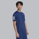 Camiseta adidas Club 3 Stripes - Masculina - Foto 2