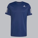 Camiseta adidas Club 3 Stripes - Masculina - Foto 5