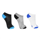Meia Cano Invisível Olympikus Treino - 3 Pares - Unissex - Foto 1
