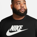 Camiseta Manga Longa Nike Sportswear Icon Futura - Masculina - Foto 8