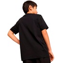 Camiseta Puma Logo Tee - Infantil - Foto 2