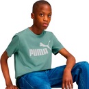 Camiseta Puma Logo Tee - Infantil - Foto 1