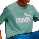 Camiseta Puma Logo Tee - Infantil - Foto 4