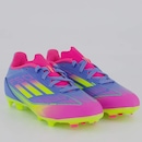 Chuteira de Campo adidas F50 League FG/MG - Infantil - Foto 2