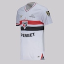 Camisa do São Paulo New Balance I 2025 Jogador Patch Libertadores - Masculina - Foto 3