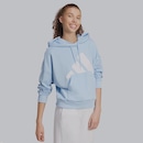 Blusão de Moletom adidas Big Logo com Capuz - Feminino - Foto 2