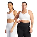 Top de Treino Alto Suporte adidas TLRDREACT - Feminino - Foto 1