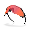Óculos de Sol Unissex Oakley Velo Kato Matte Black Prizm Trail Torch - Foto 4