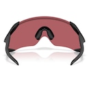 Óculos de Sol Unissex Oakley Velo Kato Matte Black Prizm Trail Torch - Foto 5