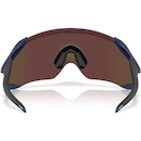 Óculos de Sol Unissex Oakley Velo Kato Matte Navy Prizm Sapphire - Foto 5
