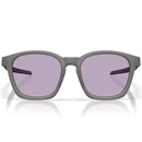 Óculos de Sol Unissex Oakley Shackle Matte Grey Smoke Prizm Slate - Foto 3
