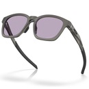 Óculos de Sol Unissex Oakley Shackle Matte Grey Smoke Prizm Slate - Foto 4