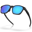 Óculos de Sol Unissex Oakley Shackle Matte Black Prizm Sapphire - Foto 4
