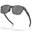 Óculos de Sol Unissex Oakley Shackle Blue Steel Prizm Black - Foto 4