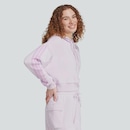 Blusão de Moletom Cropped Feminino adidas 3 Stripes com Capuz - Foto 2