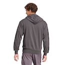 Blusão de Moletom Masculino adidas com Capuz 3 Stripes - Foto 2