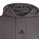 Blusão de Moletom Masculino adidas com Capuz 3 Stripes - Foto 4
