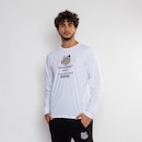 Camiseta Manga Longa do Santos Surf Center Oficial Pra Cima Deles - Masculina - Foto 1