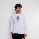 Camiseta Manga Longa do Santos Surf Center Oficial Pra Cima Deles - Masculina - Foto 6