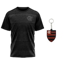Kit Camisa do Flamengo Confirm Braziline + Chaveiro Símbolo - Masculino - Foto 1