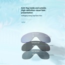 Máscara De Natação Gold Sports Panoramic 9.0 High Definition - Infantil - Foto 5