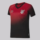 Camisa do Athletico Paranaense I 2025 Umbro Feminina - Foto 3