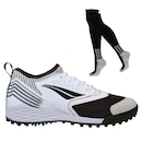 Chuteira Society Adulto Penalty Se7E Pro Molix Y-1 + Par de Meião - Foto 1