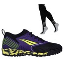 Chuteira Society Adulto Penalty Se7E Pro Molix Y-1 + Par de Meião - Foto 1