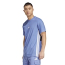 Camiseta Malha Simples Essentials Três Listras - adidas - Homem - Foto 1