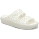 Chinelo crocs classic floral cut out sandal chalk - Adulto - Foto 2