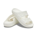 Chinelo crocs classic floral cut out sandal chalk - Adulto - Foto 4