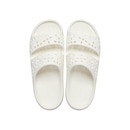 Chinelo crocs classic floral cut out sandal chalk - Adulto - Foto 5