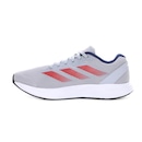 Tênis Adidas Duramo RC Cinza Vermelho e Azul - Feminino - Foto 2