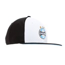 Boné New Era 9Fifty Original Fit Grêmio Diamont Aba Reta Branco - Único - Foto 3