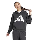 Blusão adidas Big Logo French Terry Loose Feminino - Foto 1