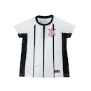 Camisa do Corinthians Raglan Recortes Alvinegro - Infantil - Foto 1