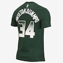 Camiseta Nike Giannis Antetokounmpo Milwaukee Bucks Masculina - Foto 2
