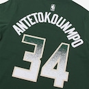 Camiseta Nike Giannis Antetokounmpo Milwaukee Bucks Masculina - Foto 3