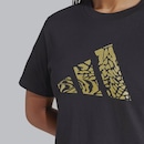 Camiseta adidas Gráfica Metallic Feminina - Foto 3