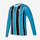 Camisa Manga Longa Umbro Gremio Of.1 2025 Torcedor S/N - Masculina - Foto 3